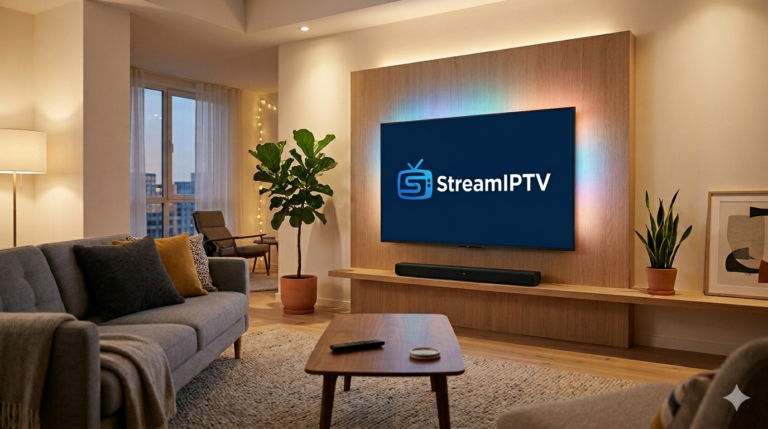 IPTV Smarters UK setup on Smart TV with remote control