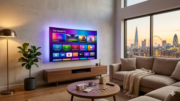 British IPTV subscription benefits - Top 10 reasons UK households switch
