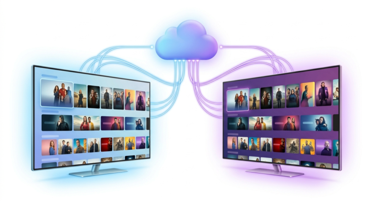 IPTV on Smart TV working on both Samsung Tizen and LG webOS televisions side by side