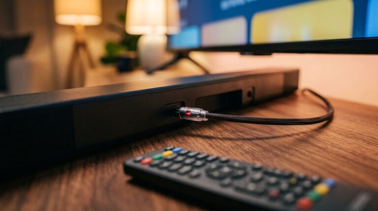 TV audio track selector open on a television playback menu showing several options